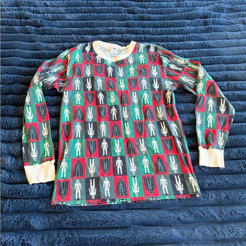 Hanna Andersson Star Wars Stormtrooper Pajama Top Organic Cotton Women M